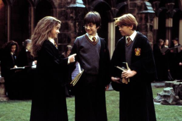 Emma Watson, Daniel Radcliffe and Rupert Grint in 