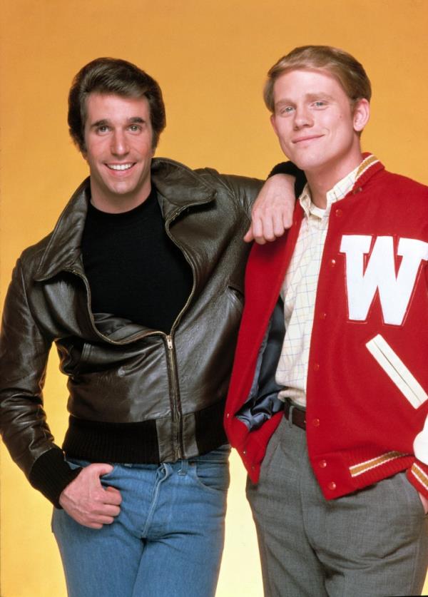 Henry Winkler, Ron Howard in 