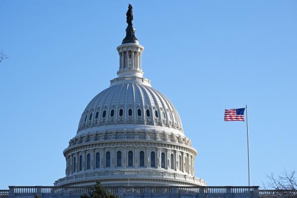 The US Capitol in Washington, DC, on March 11, 2024. 