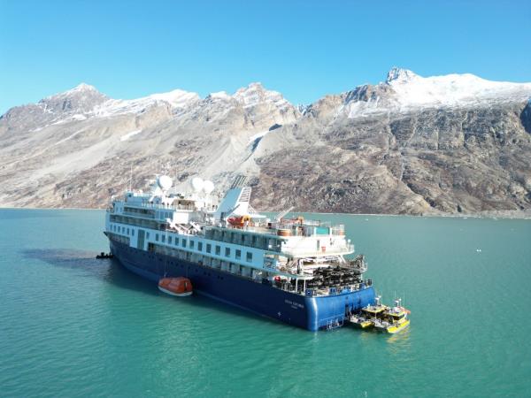 Three people aboard the Ocean Explorer tested positive for COVID-19 and were placed in isolation, the ship's operator, Australia-ba<em></em>sed Aurora Expeditions, said.