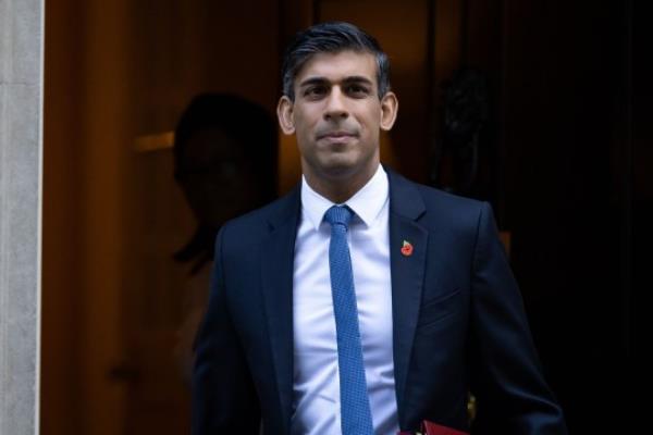 Mandatory Credit: Photo by Tejas Sandhu/SOPA Images/Shutterstock (14192265e) Prime Minister Rishi Sunak leaves Downing Street ahead of the State Opening of Parliament in London. King Charles III will attend his first state opening of parliament and read out the first King's Speech in over 70 years. State Opening of Parliament in London, UK - 07 Nov 2023