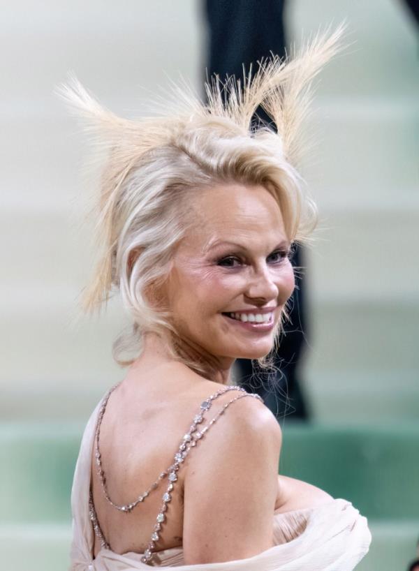 Pamela Anderson at the 2024 met Gala