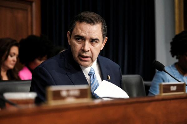 Rep. Henry Cuellar (D-TX) speaking at a Homeland Security Subcommittee hearing on Capitol Hill in Washington, U.S., April 10, 2024.