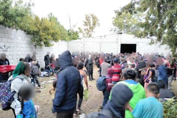 Mexican authorities found nearly 500 migrants being held at a compound near a highway east of Mexico City. All but 6 of the migrants are originally from Guatemala.