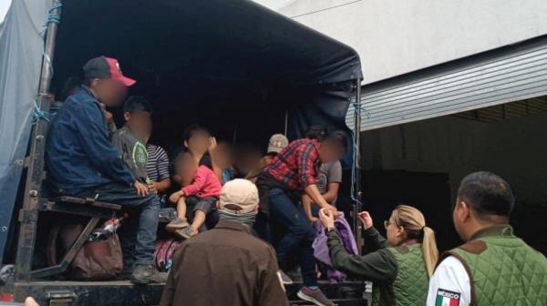 Smugglers in Mexico frequently hide migrants at such compounds until they can board buses or trucks to the US border.