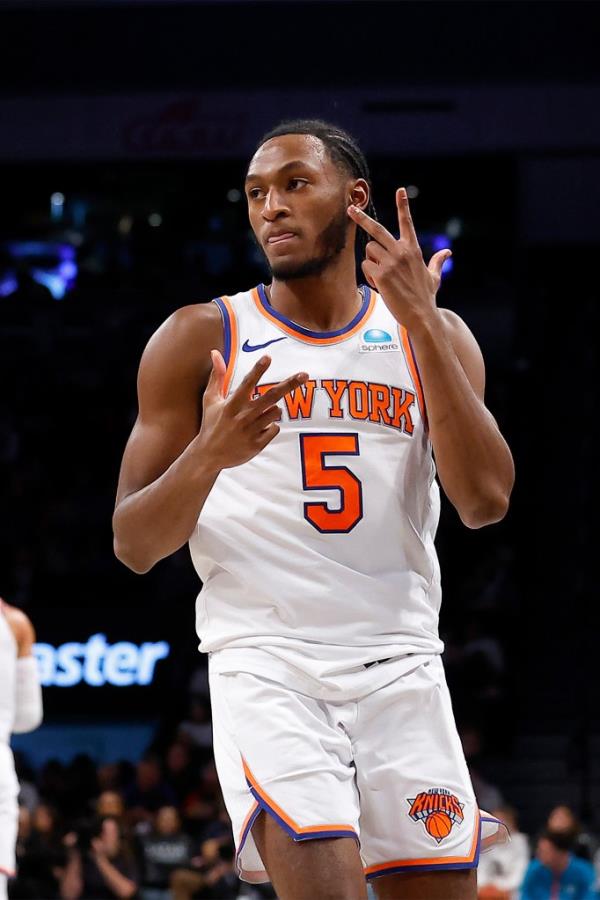 Immanuel Quickley's fearlessness and flair co<em></em>nnected with the Knicks' regulars.