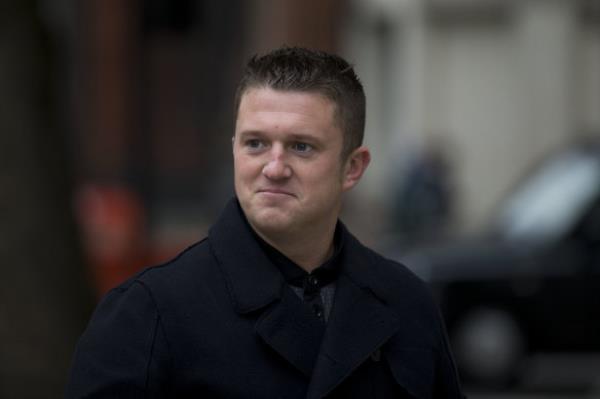 Tommy Robinson, former leader of the far-right English Defence League.