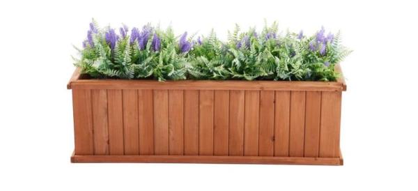 Three Posts Barros Wood Outdoor Raised Garden Bed