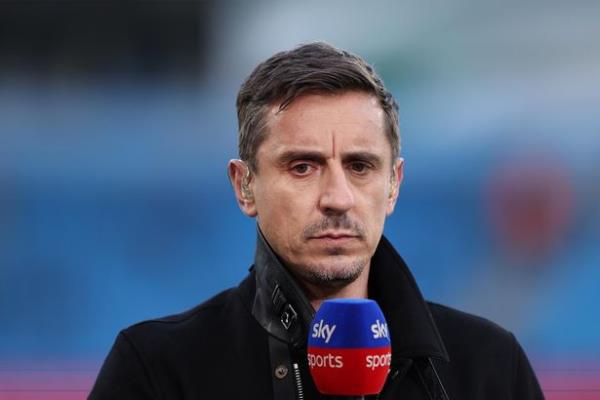 Gary Neville hit out at Oasis icon Liam Gallagher