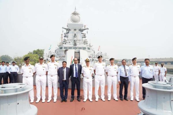 MDL delivers 3rd  Visakhapatnam-class destroyer to Indian Navy