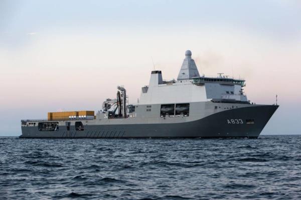 The Royal Netherlands Navy's HNLMS Karel Doorman